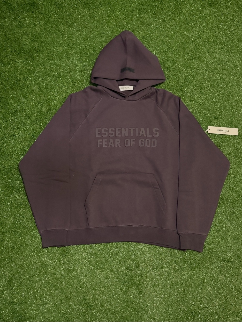Essentials Fear Of God Plum Hoodie